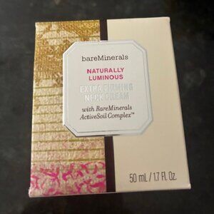 bareMinerals~Naturally Luminous Extra Firming Neck Cream~Rare Minerals 1.7oz~NEW